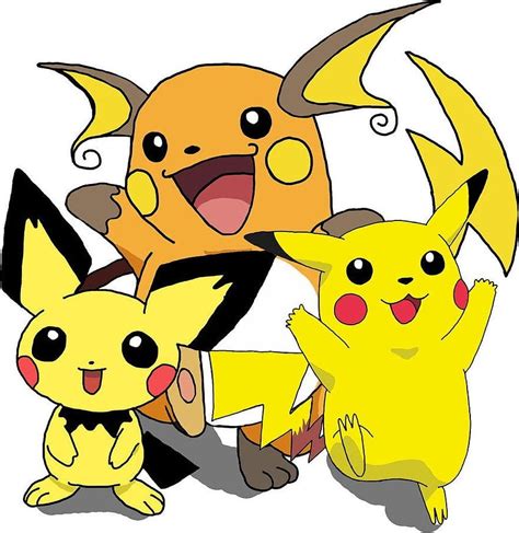 Pokemon Pichu Evolution Pokemon Pikachu Raichu And Pichu Viewing Gallery Evolution, pikachu ...