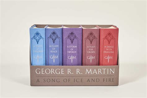 Bid Now: Martin, George R.R. - A Song of Ice and Fire Series, boxed ...