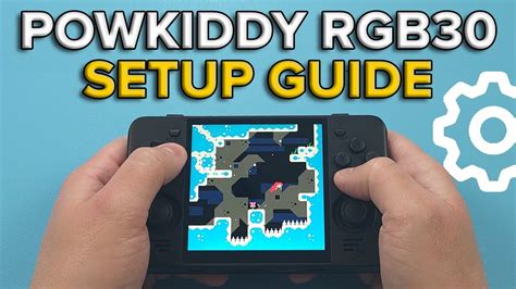 Powkiddy RGB30 Ultimate Setup Guide - ArkOS, Roms & Pico-8, Box Art and Tweaks - YouTube