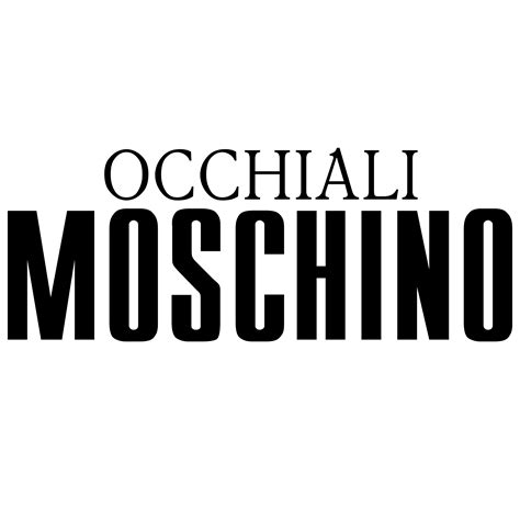 Moschino Occhiali Logo PNG Transparent & SVG Vector - Freebie Supply