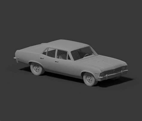 STL file Chevrolet Chevy 4p with interiors・3D printing design to ...