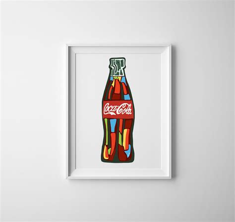 PRINTABLE Coca Cola Bottle Art Coca Cola Coke Bottle - Etsy Canada