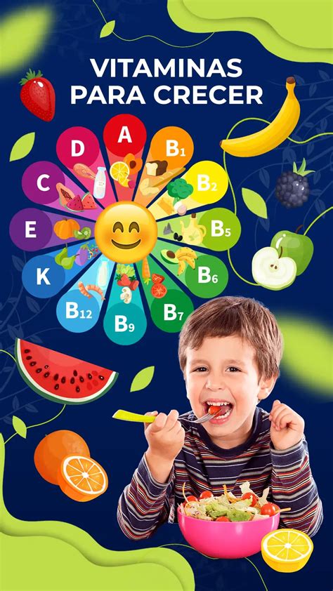 Vitaminas para crecer de estatura en niños y adolescentes