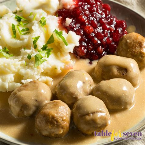 Pioneer Woman Swedish Meatballs - Table for Seven