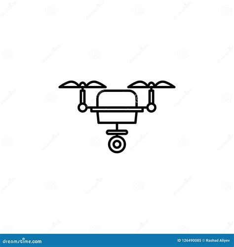 Smart Drone Camera Icon. Element Of Artificial Intelligence Icon For ...