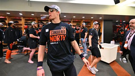 Joe Burrow And The Cincinnati Bengals Celebrate Sunday’s Victory With ...