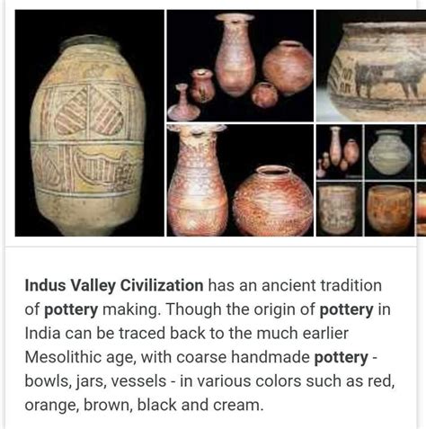 Indus Valley Civilization Pottery