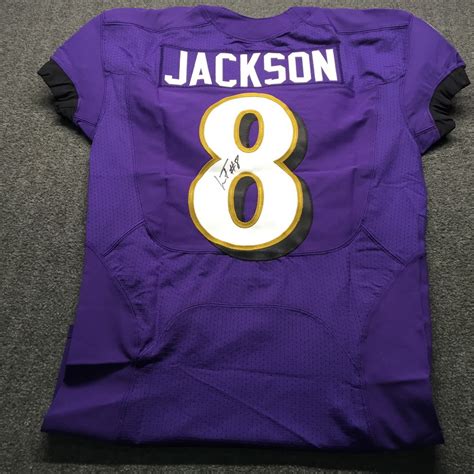 NFL - Ravens Lamar Jackson Signed Authentic Jersey Size 42 | The ...