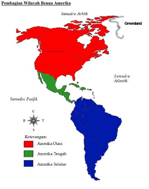 Pembagian Wilayah Benua Amerika Beserta Negara dan Ibukotanya