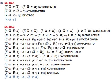 MATEMÁTICAS DISCRESTAS ECCI: EJERCICIO 6 - ALGEBRA BOOLEANA