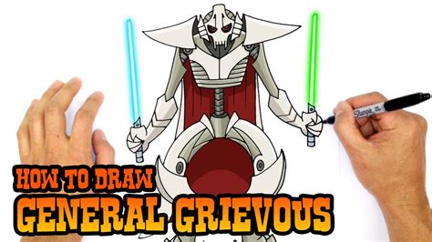 General Grievous Art For Kids Hub Star Wars - Draw-humdinger