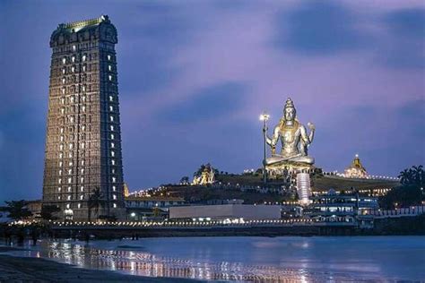 Murudeshwar Temple, Karnataka, India : r/ArchitecturePorn