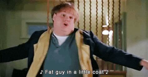 Fat Guy GIF - TommyBoy ChrisFarley FatGuyInALittleCoat - Discover ...