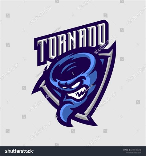 Illustration Vector Graphic Tornado Mascot Logo Stock Vector (Royalty Free) 2100467341 ...