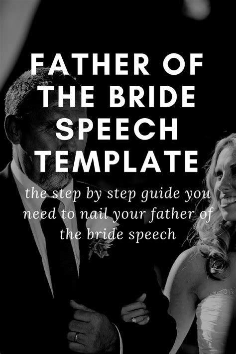 Father Of The Bride Wedding Speech Template | DocTemplates