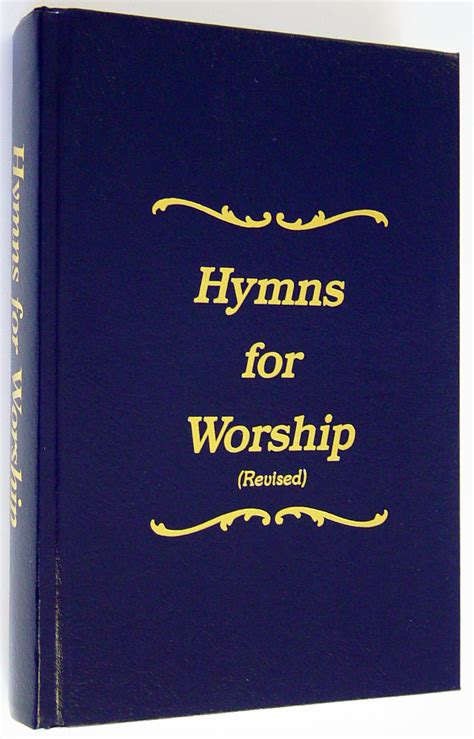 Hymns for Worship Hymnal - Hardback - BLUE — One Stone Biblical Resources