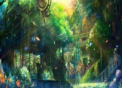 Fantasy World, Background, Anime Background, Anime Scenery, Visual Novel Scenery, Visual Novel ...