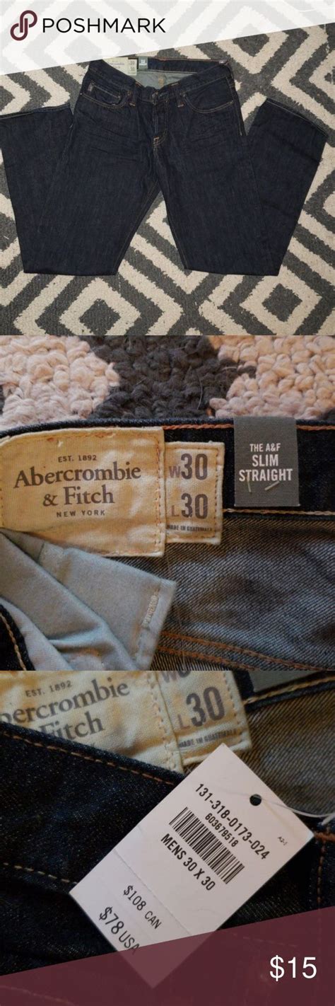 🔥💥 Abercrombie & Fitch Slim Straight Jeans | Slim straight jeans, Abercrombie and fitch jeans ...