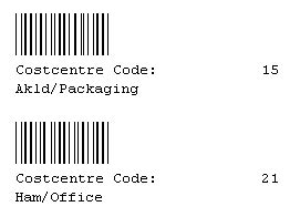 - Report - Barcode Printing