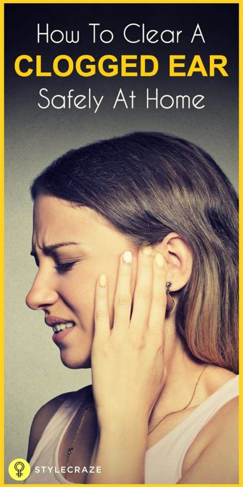 9 Home Remedies For Clogged Ears | Clogged ears, Ear congestion, Clogged ear remedy