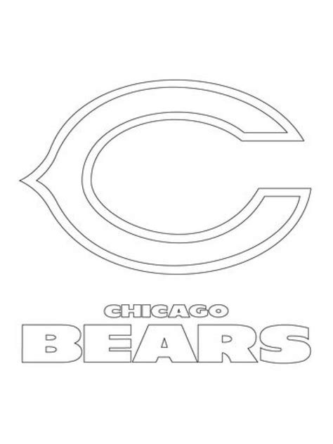 Chicago Bears Printable Coloring Pages