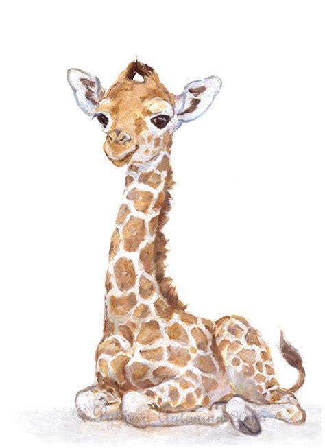 Giraffe nursery print Giclee Safari Nursery Art Baby | Etsy | Safari ...