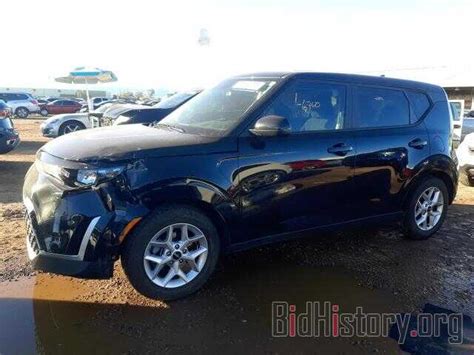 Report KNDJ23AU2P7838792 KIA SOUL 2023 BLACK GAS - price and damage history