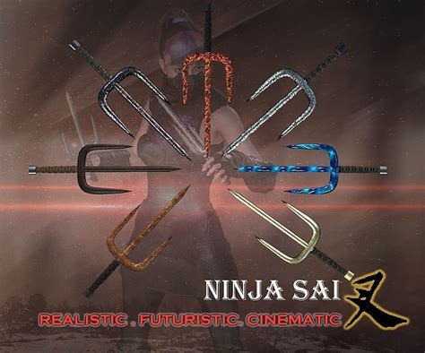 3D model Fantasy War - Ninja Sai VR / AR / low-poly | CGTrader