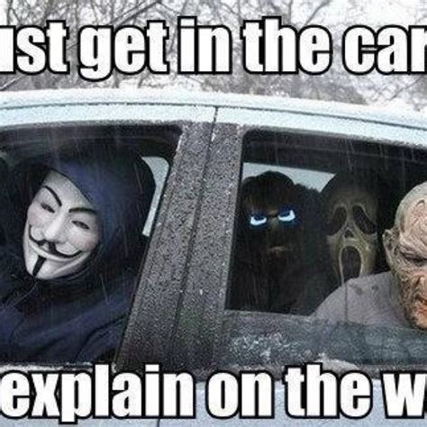 GET IN THE CAR | Memes de halloween, Halloween divertido, Imágenes hilarantes