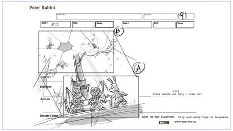 PETER RABBIT Storyboard for 3D series,brown bag films, Ireland - By Allan Abelardo- 3975_allan ...