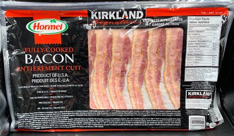 Costco Kirkland Signature Hormel Fully Cooked Bacon Review