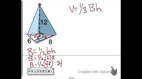 Volume Triangular Pyramid - YouTube