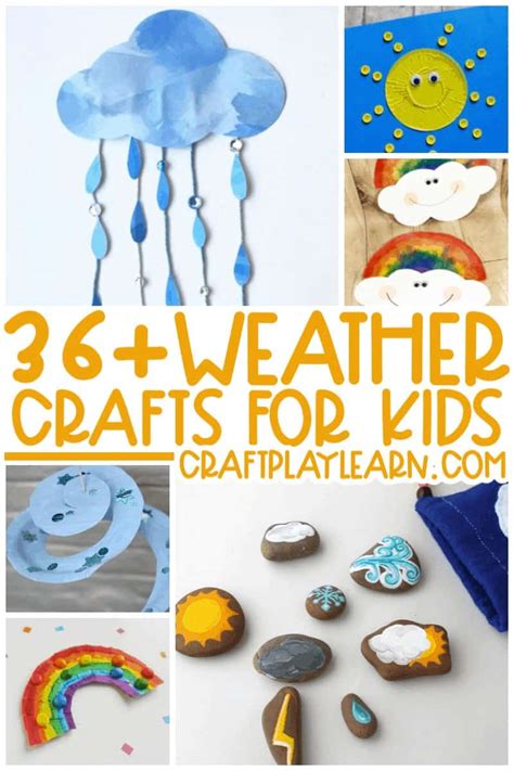 The Best Weather Crafts For Kids - Craft Play Learn