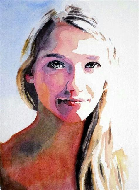 Watercolour Portrait Watercolor Portraits Artwork Portrait - Riset