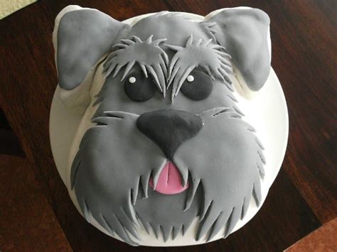 Schnauzer Birthday Cake | Puppy cake, Dog cakes, Themed birthday cakes