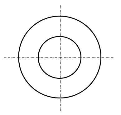 Concentric/Eccentric Circles - Technical Graphics