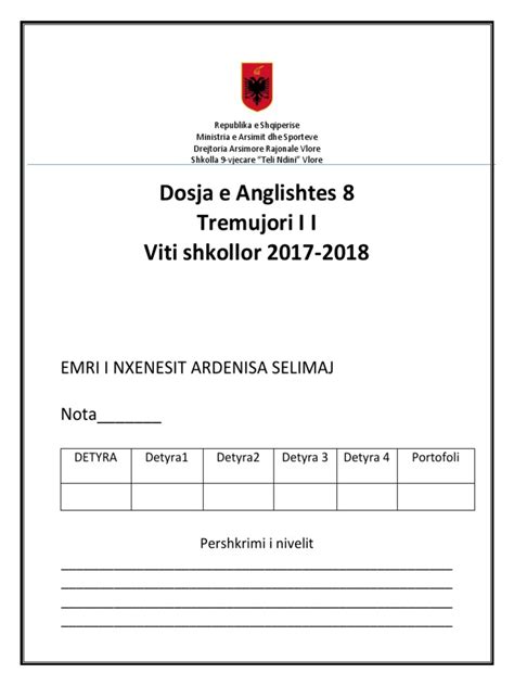 Republika e Shqiperise Dosja | PDF