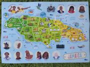 Jamaica Map Poster – Kids Swag