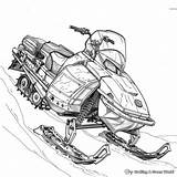 Snowmobile Coloring Pages  Free & Printable sketch template