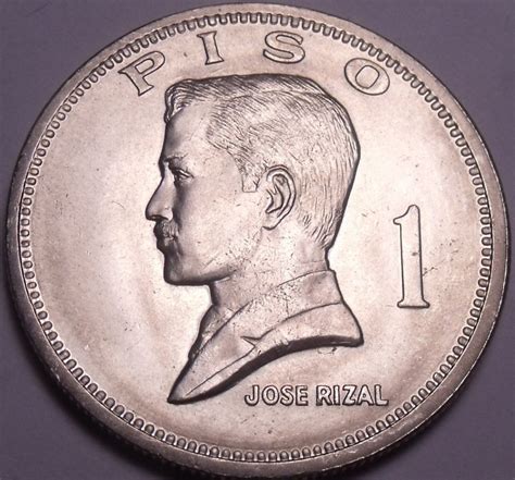 BIG PISO - Old Coin 1972 & 1974 - Jose Rizal Collectibles, Hobbies ...