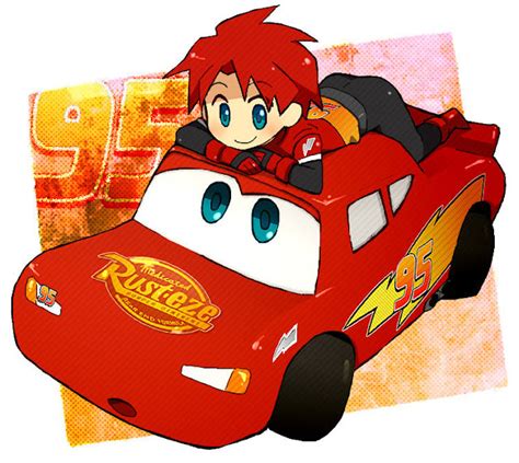 Pixar Cars in anime style | Animoe