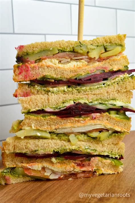 Bombay Chutney Sandwich - My Vegetarian Roots