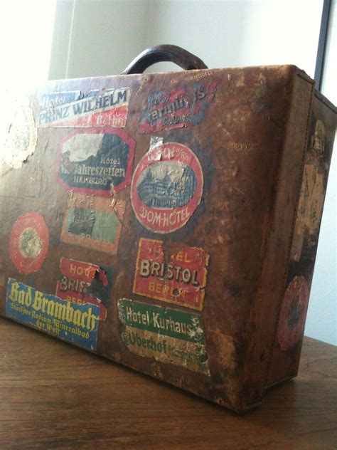 old suitcase stickers Travel Trunk, Travel Luggage, Suitcase Bag, Travel Tags, Vintage Suitcases ...
