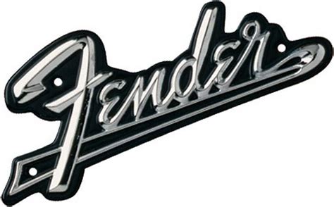 Fender Amp Logo, Raised 60's, 0994093000 | Parts Is Parts - Guitar ...