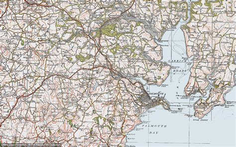 Historic Ordnance Survey Map of Penryn, 1919 - Francis Frith