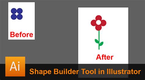 Shape Builder Tool in Illustrator | How to use Illustrator shape builder Tool?