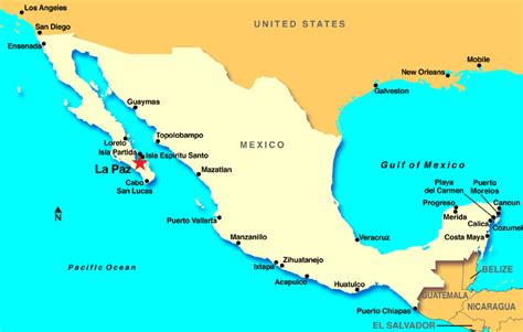 La Paz Mexico Tourism Map | La Paz, Mexico - Discount Cruises, Last ...