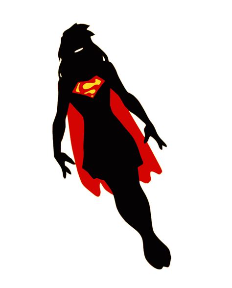 Supergirl Silhouette by viscid2007 on DeviantArt