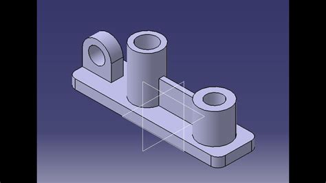 Part Modeling in CATIA | 3D Part | Example 3 | CS CAD Technologies - YouTube