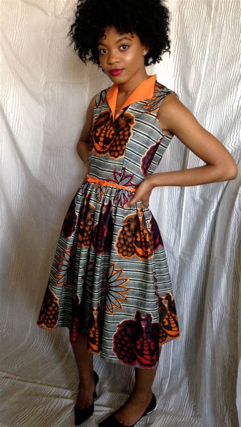 African Wax Print Dress by LadyChang on Etsy, $50.00 | African inspired ...